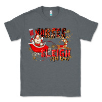 Charcoal Heather nurses sleigh all day Classic Tee - MaliasSmallBusiness