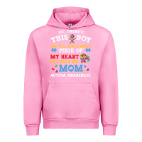 Fuchsia Pink LIL Autism Mom Urban Hoodie - CowhideDigitalArt