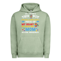 Pigment Oil Green LIL Autism Mom Urban Hoodie - CowhideDigitalArt