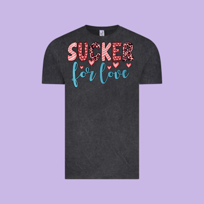 Sucker For Love Vintage Tee Designed By Jahusdesignshop