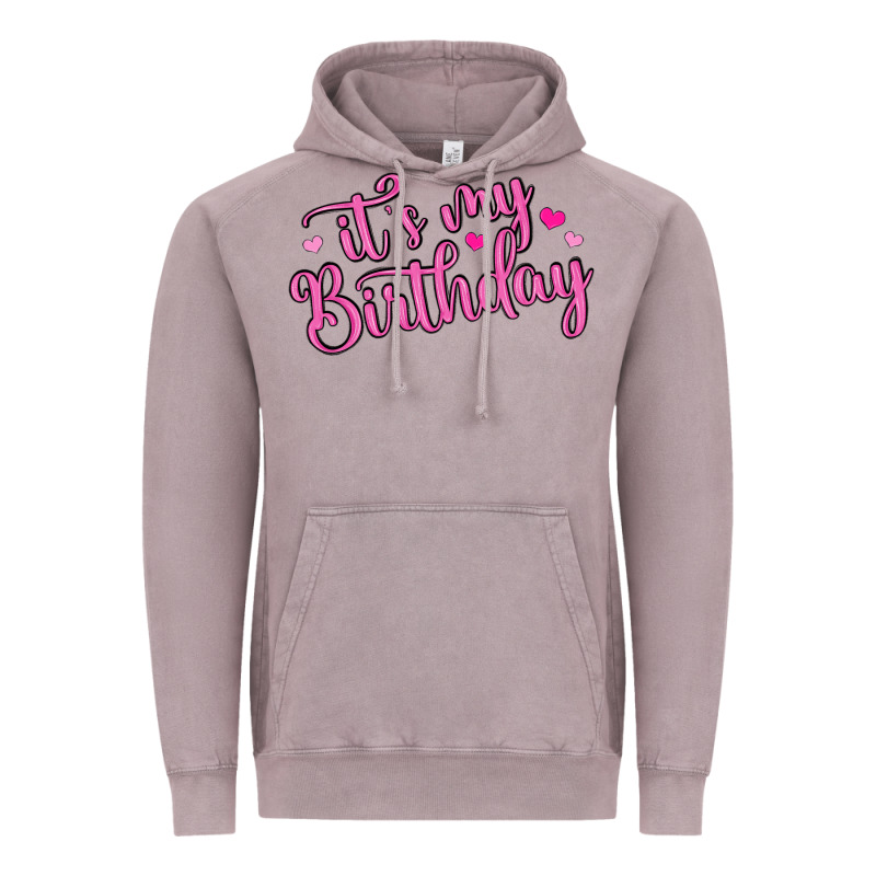 It S My Birthday Vintage Hoodie by MaliasSmallBusiness | Teevron