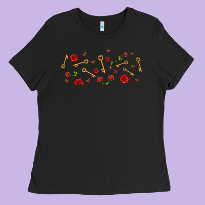 Rosses And Keys Ladies Tee Designed By Adodesignshop