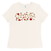 Bone rosses and keys Ladies Tee - AdoDesignShop