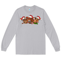 Moon Dust christmas red angus cows Long Sleeve Tee - LillyAllenDesigns