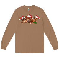 Toasted Coconut christmas red angus cows Long Sleeve Tee - LillyAllenDesigns