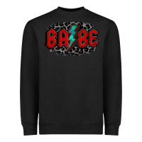 Black lightning bolt babe Heavyweight Sweatshirt - Jasminsmagicworld