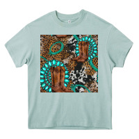 Arona cowboy boot and gemstone Heavy Core Tee - BundleAndBundleShop