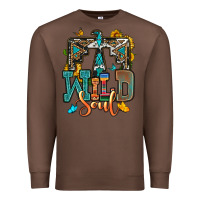 Chestnut western wild soul Premium Sweatshirt - OliviaCreatesArt