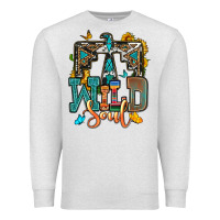 Oatmeal Heather western wild soul Premium Sweatshirt - OliviaCreatesArt