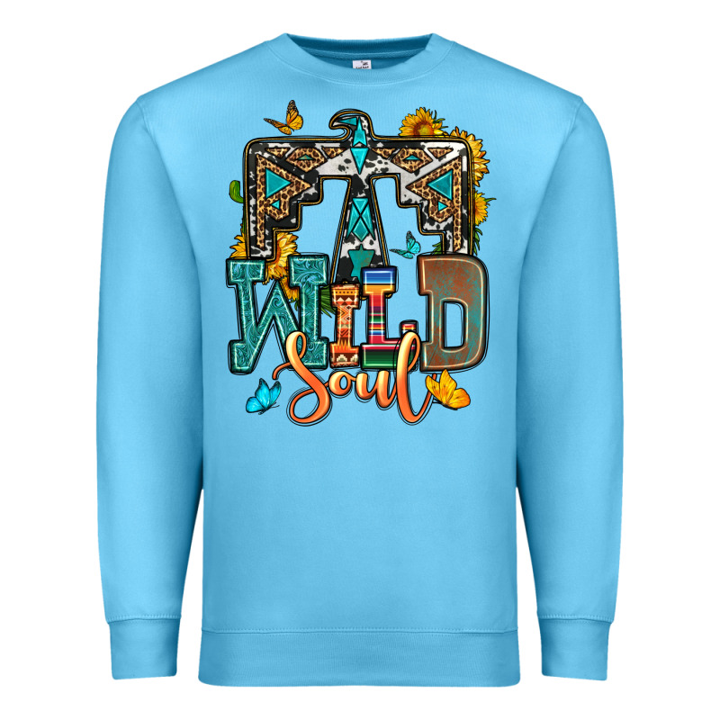 Western Wild Soul Premium Sweatshirt by OliviaCreatesArt | Teevron