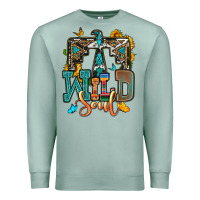 Seafoam western wild soul Premium Sweatshirt - OliviaCreatesArt