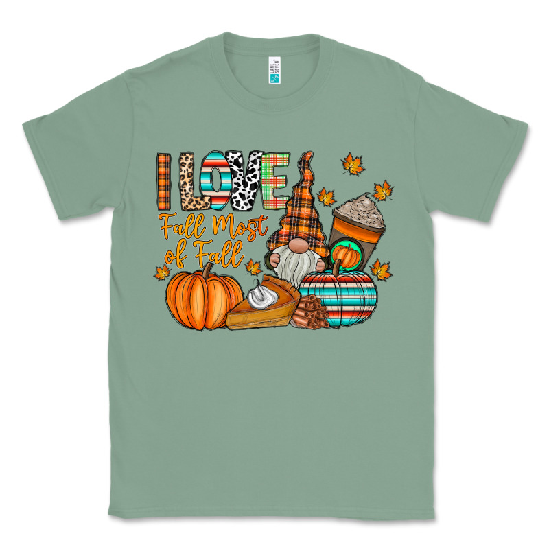 I Love Fall Most Of Fall Classic Tee by CowhideDigitalArt | Teevron