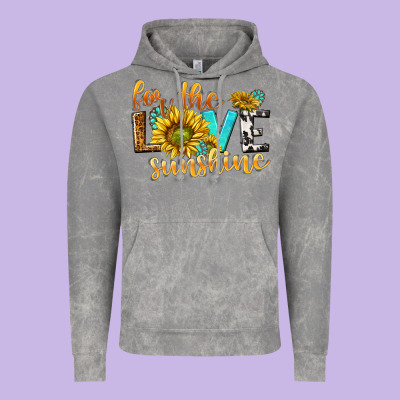 For The Love Sunshine Vintage Hoodie Designed By Nancycooperartshop