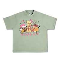 Oil Green mexican christmas pan dulce cartoon characters Urban Heavy Tee - MaliasSmallBusiness