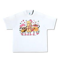 White mexican christmas pan dulce cartoon characters Urban Heavy Tee - MaliasSmallBusiness