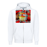White hot mess daddy of both Zipper Hoodie - TumblerDesignByShophia
