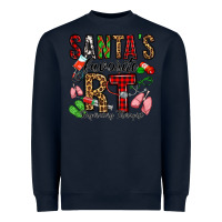 Navy santa's favorite rt respiratory therapist Heavyweight Sweatshirt - Jasminsmagicworld