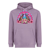 Lavender valentine's day rainbow gnome olivia Heavyweight Hoodie - OliviaCreatesArt