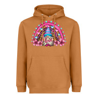 Meerkat valentine's day rainbow gnome olivia Heavyweight Hoodie - OliviaCreatesArt
