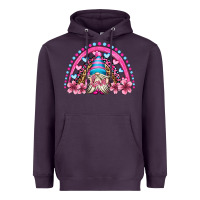 Plum valentine's day rainbow gnome olivia Heavyweight Hoodie - OliviaCreatesArt
