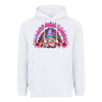 White valentine's day rainbow gnome olivia Heavyweight Hoodie - OliviaCreatesArt