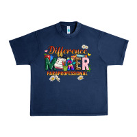 Navy difference maker paraprofessional Urban Heavy Tee - JahusDesignShop