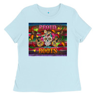 Baby Blue proud of my roots tumbler Ladies Tee - BundleAndBundleShop