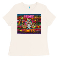 Proud Of My Roots Tumbler Ladies Tee | Teevron