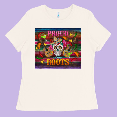 Proud Of My Roots Tumbler Ladies Tee Designed By Bundleandbundleshop