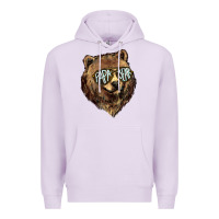 Lilac Papa Bear Premium Hoodie - HowdyJamesFarm