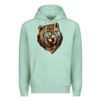 Seafoam Papa Bear Premium Hoodie - HowdyJamesFarm