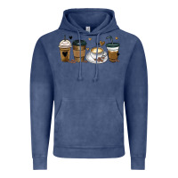 Vintage Denim coffee latte coffee cups Vintage Hoodie - MaliasSmallBusiness