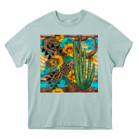 Horseshoe And Cactus Heavy Core Tee | Teevron