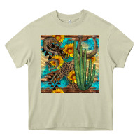 Mossy horseshoe and cactus Heavy Core Tee - BundleAndBundleShop