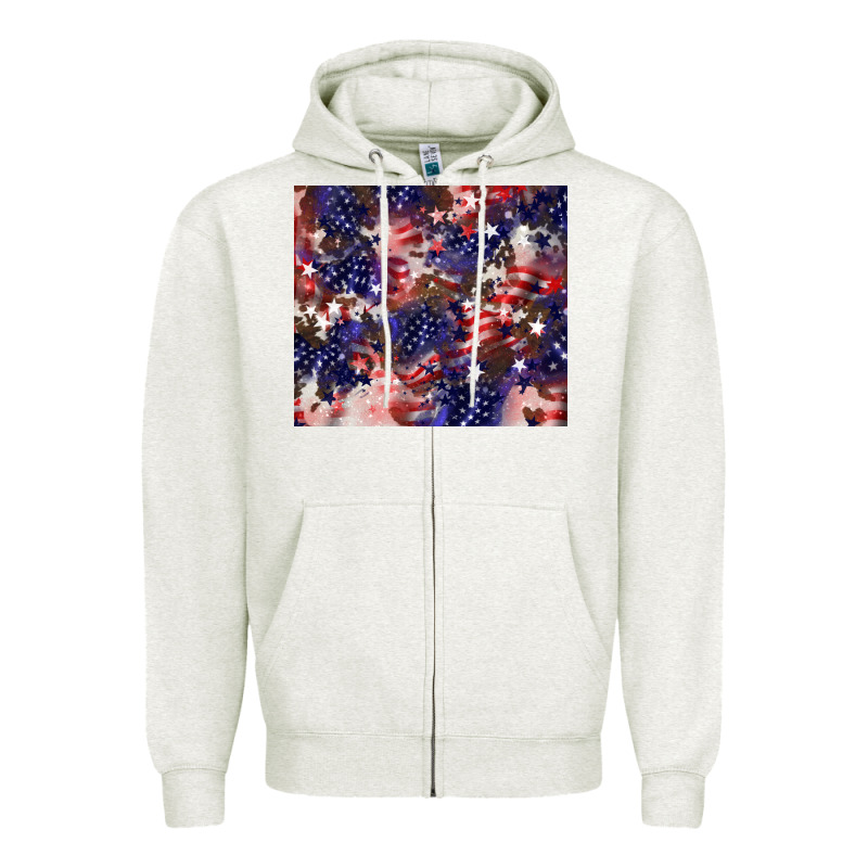 American Flag Sparkly  Tumbler Zipper Hoodie by HowdyJamesFarm | Teevron