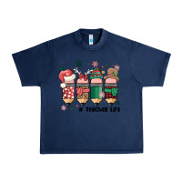 Navy teacher christmas Urban Heavy Tee - MaliasSmallBusiness