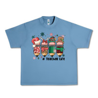 Pebble Blue teacher christmas Urban Heavy Tee - MaliasSmallBusiness