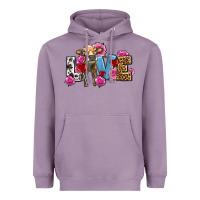 Lavender love with cow olivia Heavyweight Hoodie - OliviaCreatesArt