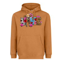 Meerkat love with cow olivia Heavyweight Hoodie - OliviaCreatesArt