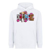 White love with cow olivia Heavyweight Hoodie - OliviaCreatesArt
