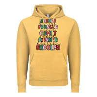Vintage Mustard dasher dancer prancer vixer comet cupid donner bli Vintage Hoodie - MaliasSmallBusiness