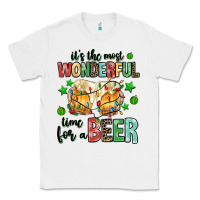 White its the most wonderful time for a year Classic Tee - MaliasSmallBusiness
