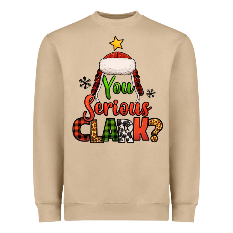 You Serious Clark Christmas Tree Heavyweight Sweatshirt by Jasminsmagicworld | Teevron
