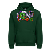 Forest Green Halloween RN Registered NurseHalloween RN Register Urban Hoodie - LillyAllenDesigns
