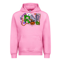 Fuchsia Pink Halloween RN Registered NurseHalloween RN Register Urban Hoodie - LillyAllenDesigns