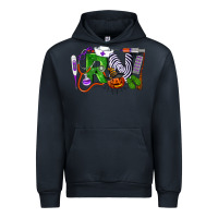 Navy Halloween RN Registered NurseHalloween RN Register Urban Hoodie - LillyAllenDesigns