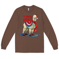 Chestnut Fleece Navidad Alpaca Long Sleeve Tee - LillyAllenDesigns