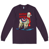Plum Fleece Navidad Alpaca Long Sleeve Tee - LillyAllenDesigns