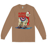Toasted Coconut Fleece Navidad Alpaca Long Sleeve Tee - LillyAllenDesigns