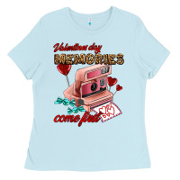 Baby Blue valentines day memories come first Ladies Tee - AdoDesignShop